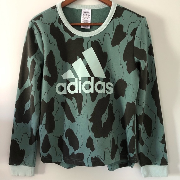 Adidas Tops - Adidas Zoe Zaldana Multisport Women's Crew Sweatshirt Size S